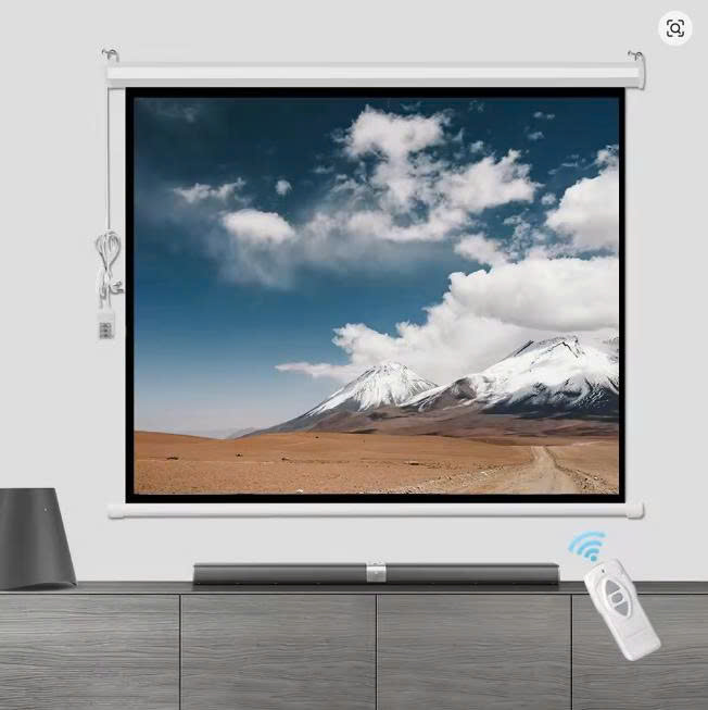 Màn chiếu điện điều khiên remote Apollo/ Prima chính hãng kích thước 85 inch tới 300 inch - Hàng nhập khẩu