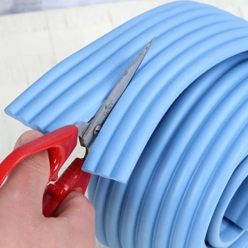 Cuộn xốp bọc cạnh bàn bịt góc chữ W bảo vệ chống sốc chống va chạm êm dày DÀI 2 MÉT Bọc Cạnh Bàn Ghế Giường Tủ Bảo Vệ Trẻ Em Dây Bọt Biển Tránh Va Đập Góc Cạnh Sắt Kèm Băng Dán - Hàng Loại 1- Chính Hãng KHÓA BẢO VỆ CÁC LOẠI