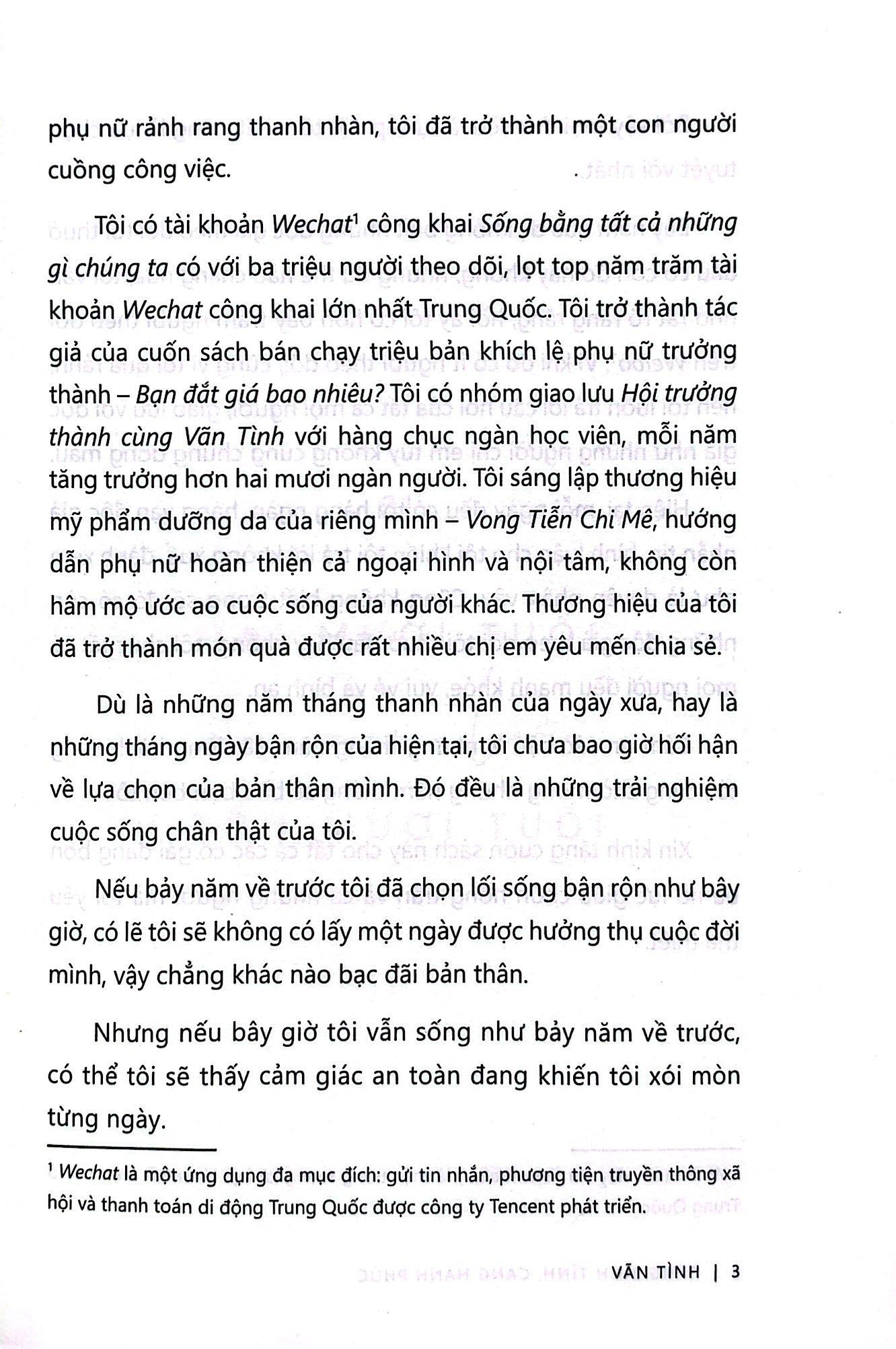 Càng Bình Tĩnh Càng Hạnh Phúc