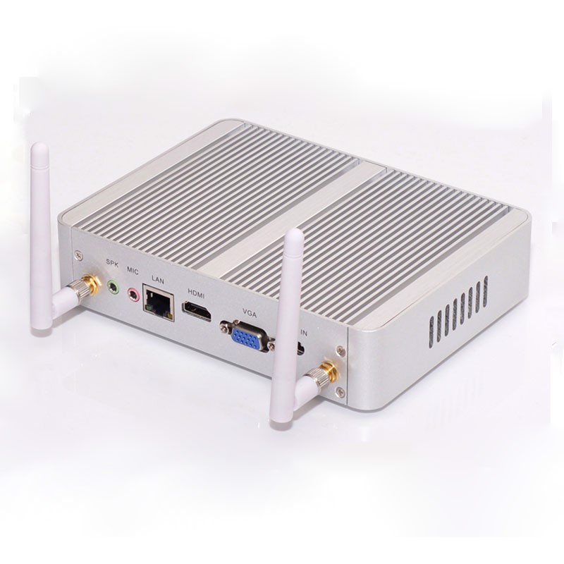 Mini PC, CPU Mini máy tính chuẩn công nghiệp Aturos YC025 Core i5 4200U, RAM 8G, SSD M2 128G - Hàng nhập khẩu