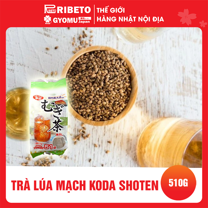 Trà lúa mạch Koda Shoten - Hàng nội địa Nhật Bản - Gói 510g