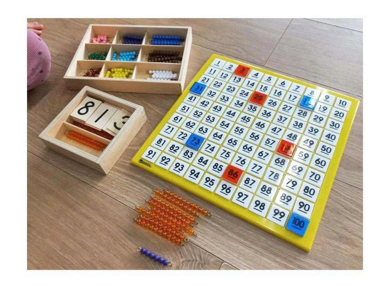 Learning Resources Bảng nhựa số đếm 100 - 100 Number Board