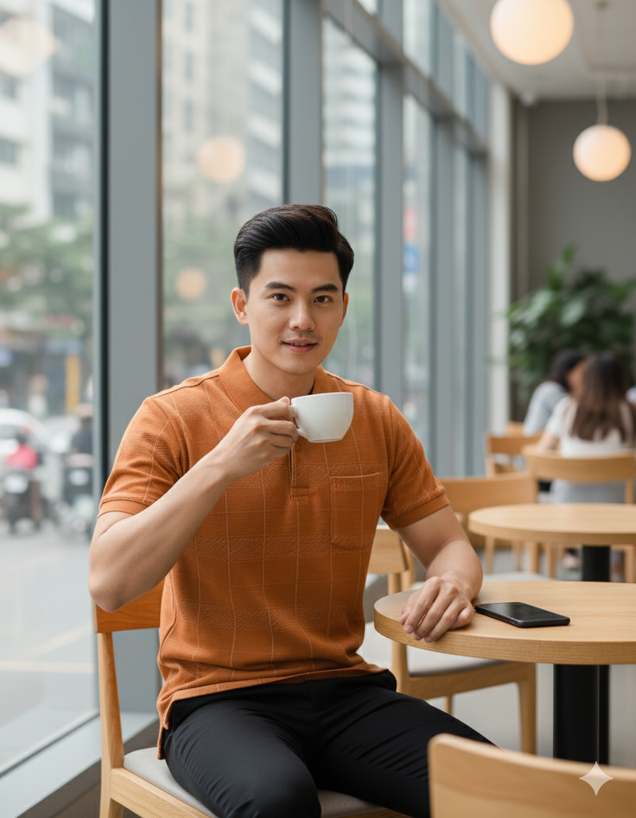 Áo thun nam KHATOCO sale off 20