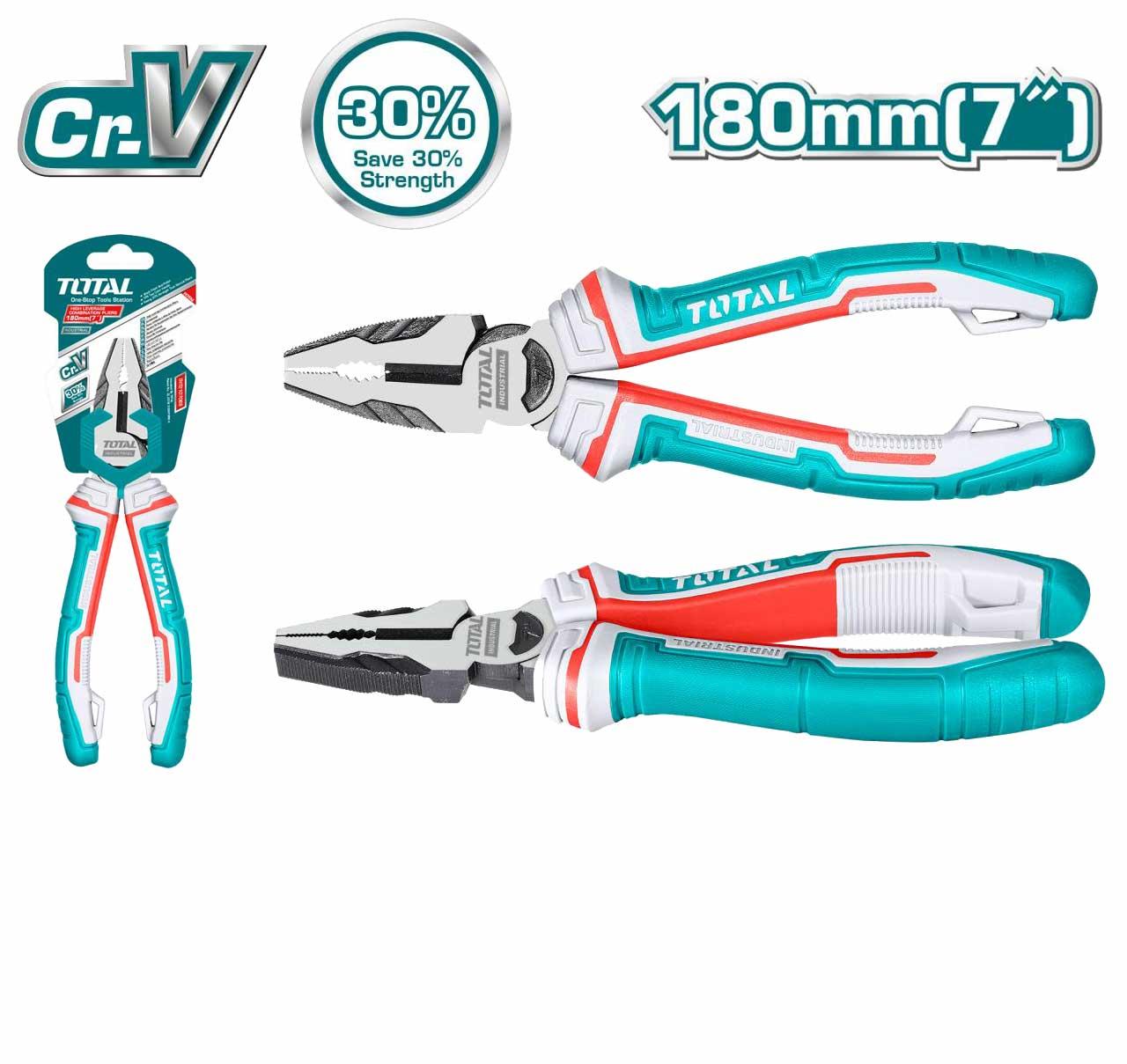 KỀM RĂNG CAO CẤP 180MM 7'' TOTAL THT210706S - HÀNG CHÍNH HÃNG