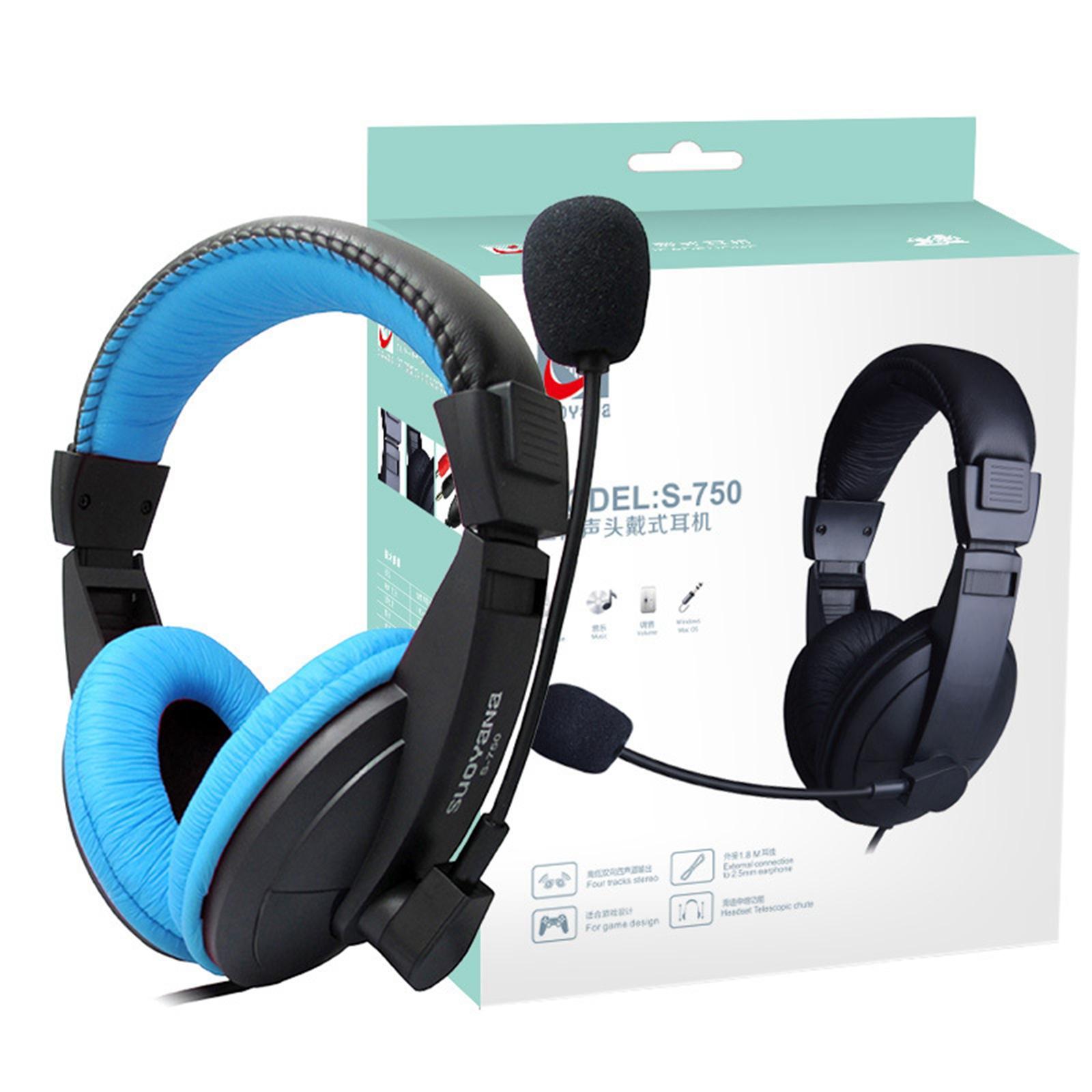 Over-Ear Gaming Headphone with .5mm Bass Surround for Laptop