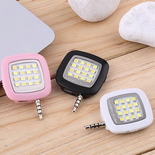 Đèn flash mini 16 bóng LED hỗ trợ chụp ảnh cho Android iPhone