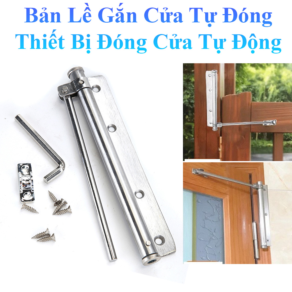 Bản Lề Gắn Cửa Tự Đóng - Thiết Bị Đóng Cửa Tự Động