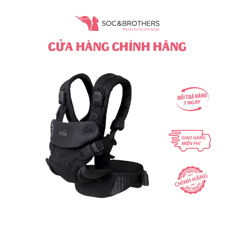 Địu trẻ em Joie Savvy Air 4in1 Coal