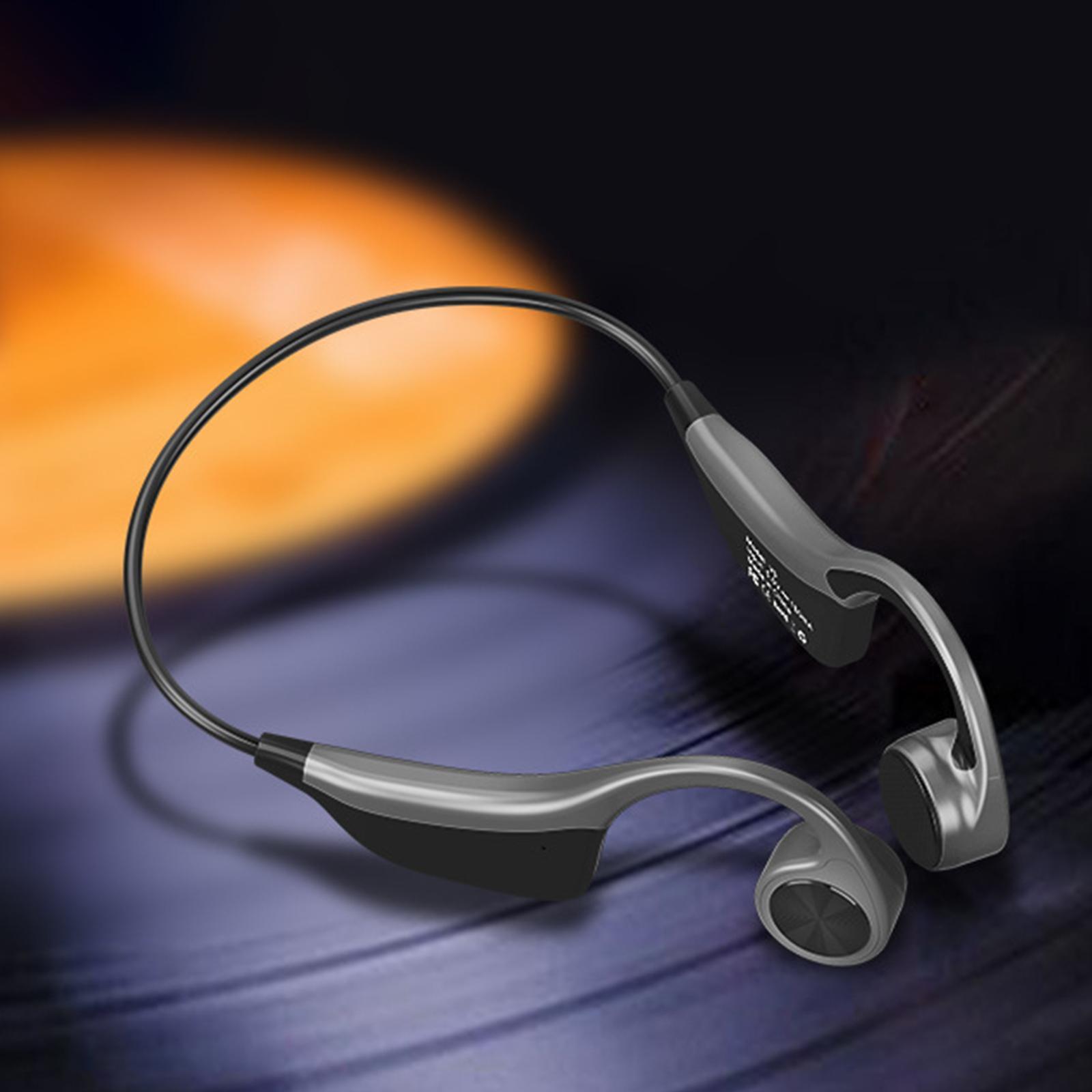 Bone Conduction Headphones 8G RAM Open-Ear Sweat-Resistant Earphones for Running Workout