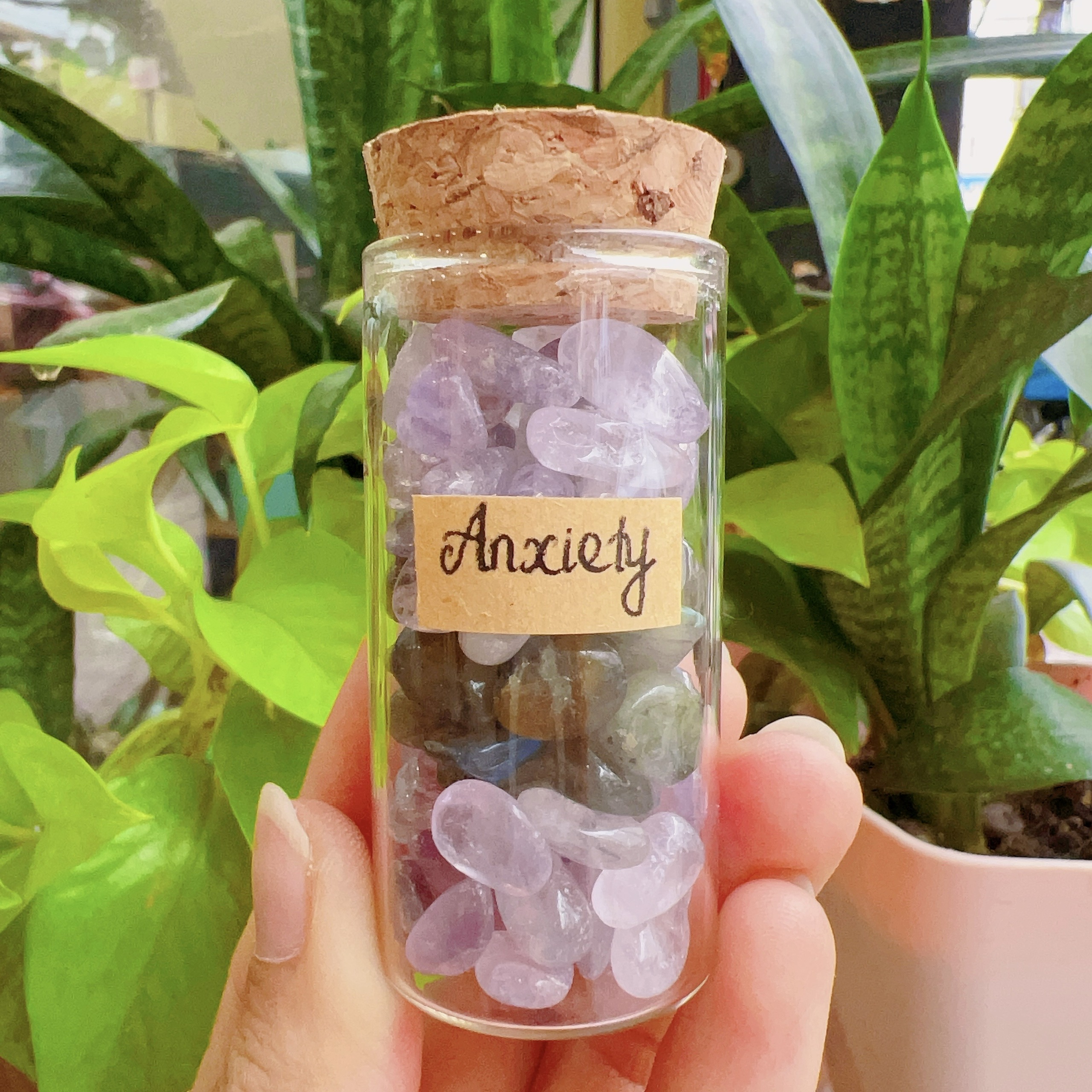 Healing Jars - Lọ đá tự nhiên - Lọ đá năng lượng hỗ trợ tình cảm, công việc, học tập