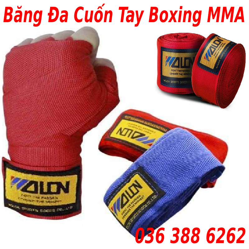 Găng tay boxing đấm bốc rồng lửa thế hệ 5.0 tặng băng đa boxing cuốn tay 3m, êm hơn, ưu việt hơn, bền bỉ hơn