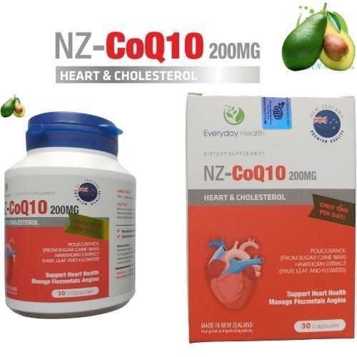 Viên uống Tim Mạch NZ- CoQ10 200mg - Cho quả tim khỏe, kiểm soát mỡ máu