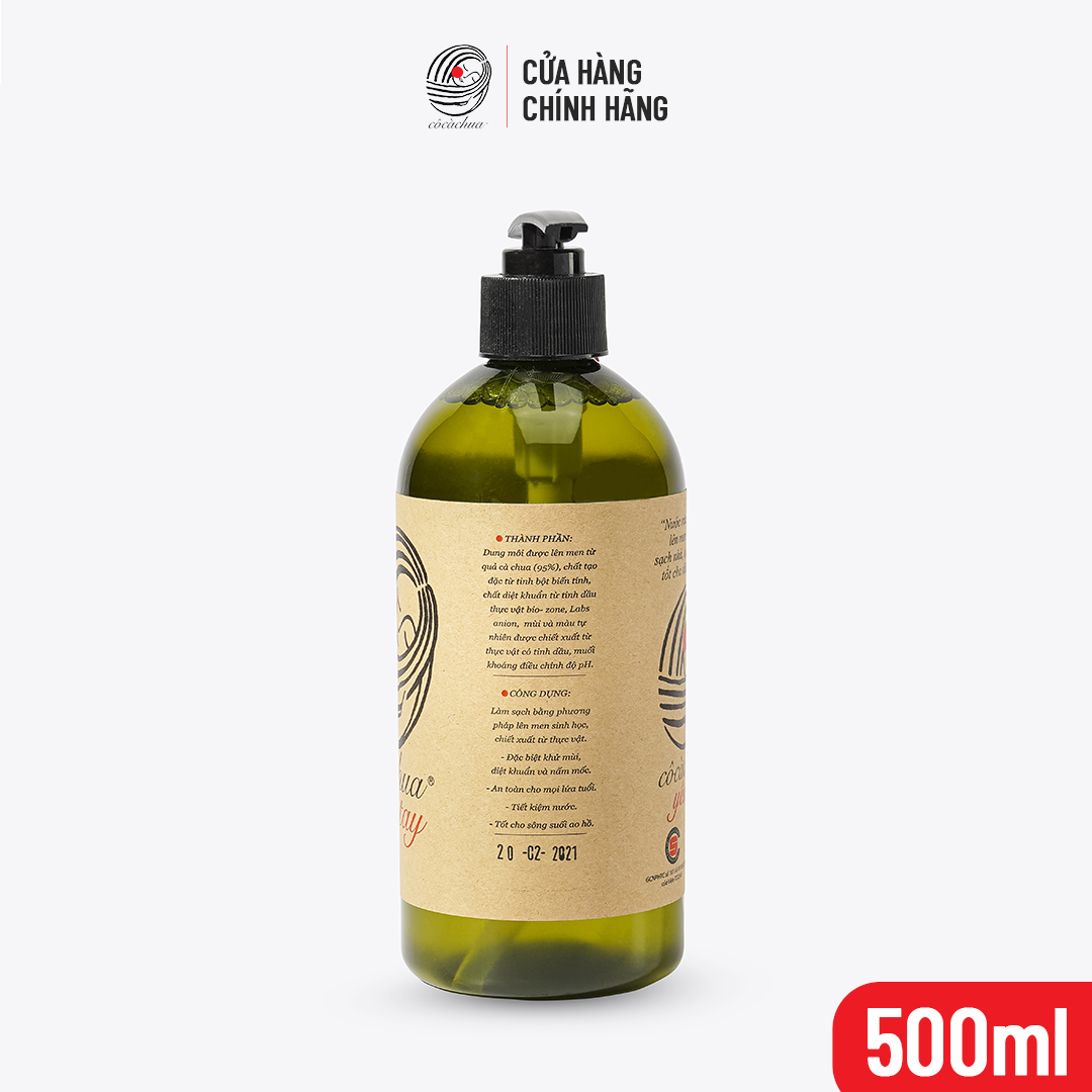 Nước Rửa Tay Thiên Nhiên Cô Cà Chua Yêu Nước Nhẹ Dịu Cho Da 500ml