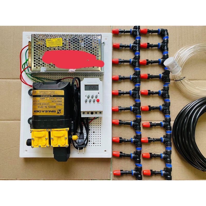 Bộ phun sương tưới lan, làm mát 20 béc cam cho S20-30m2