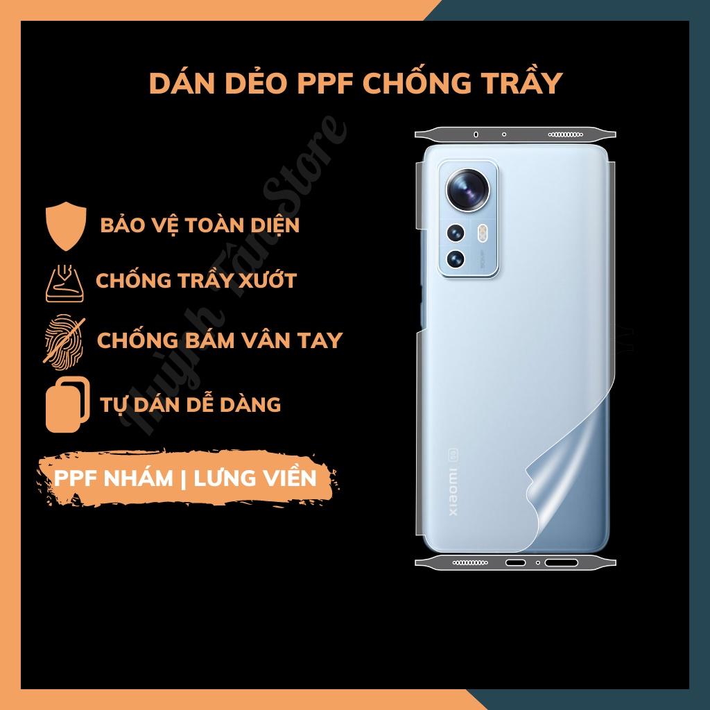 Dán dẻo ppf mi 12 ,mi 12X, mi 12 pro 5g trong suốt hoặc nhám, chống trầy xướt, giữ nguyên vẻ đẹp