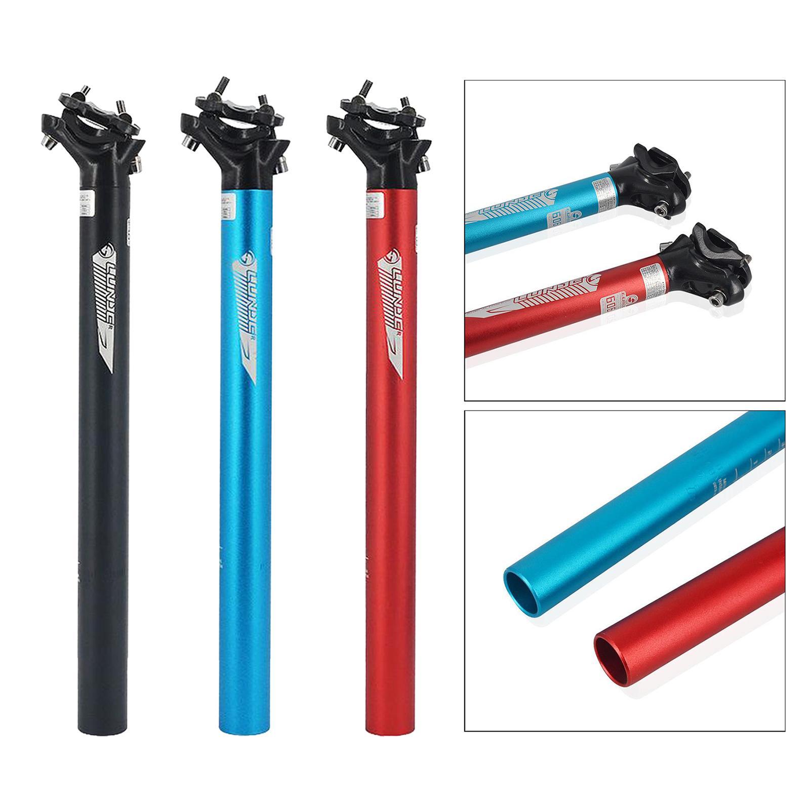 Alloy Aluminum Mountain Bike Seat Post Seatpost 27.2mm 30.9mm 31.6mm x 400mm