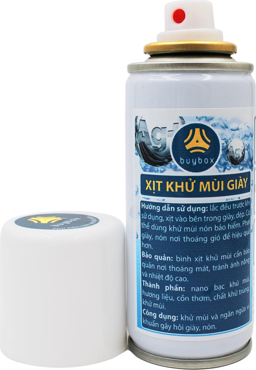 Xịt khử mùi giày ngăn ngừa vi khuẩn và ngăn mùi hôi, mùi khắm giày - buybox - PKBB61