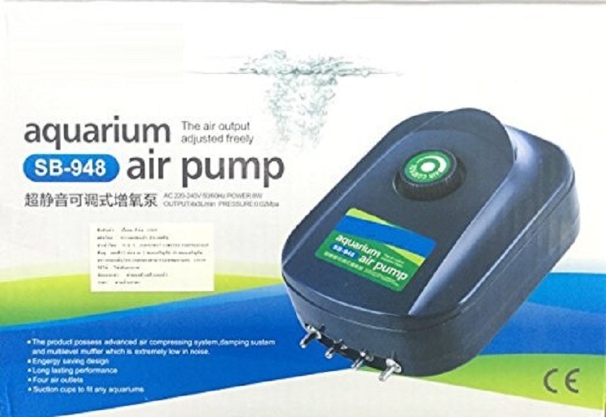 Máy sủi khí bể cá 4 vòi SB-948