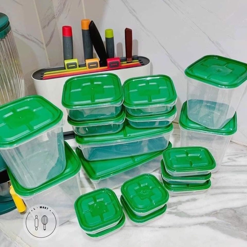 Bộ Hộp 17 Món AIKE - Set 17 Hộp Nhựa Đựng Bảo Quản Thực Phẩm Cao Cấp
