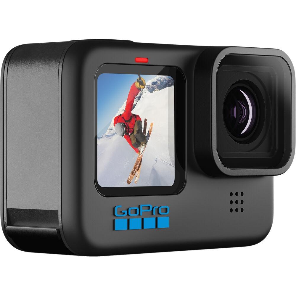 GoPro HERO10 Black Bundle (Magnetic Swivel Clip, 2 Pin, Shorty Grip) - Hàng chính hãng