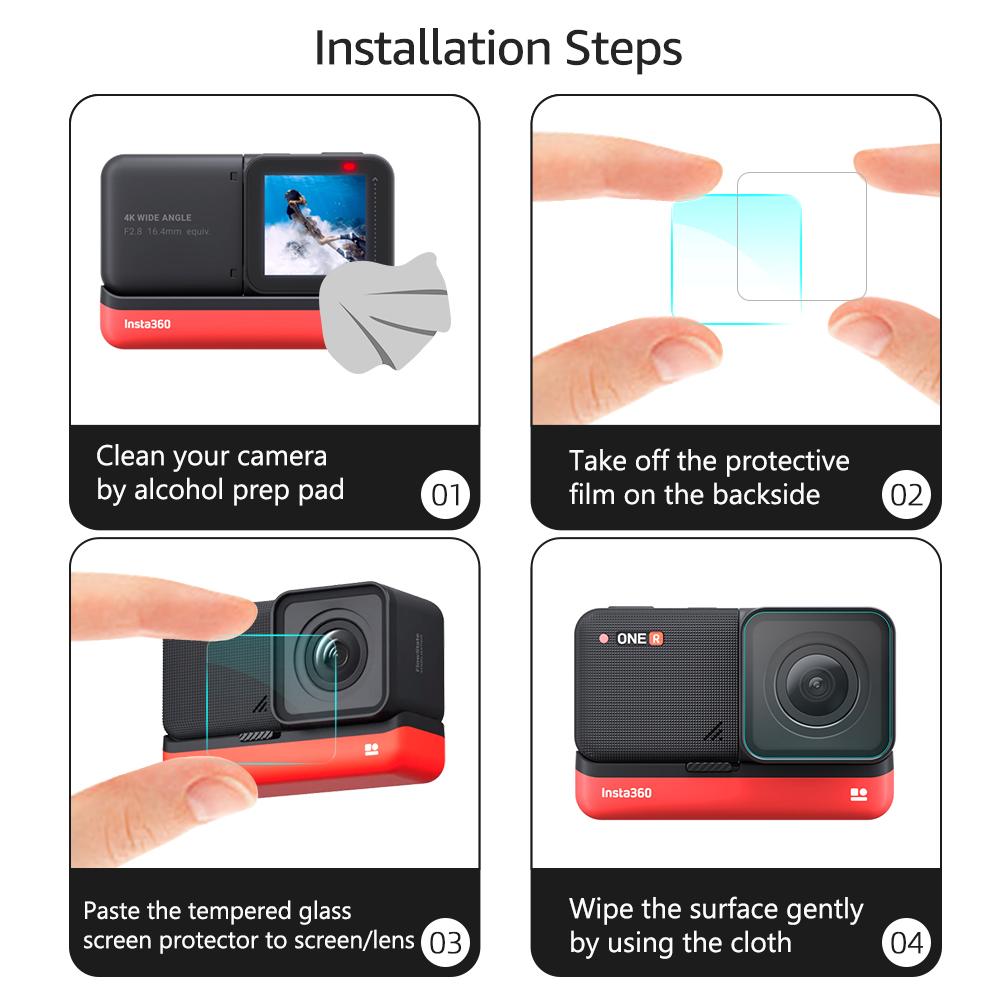 Kính cường lực Bảo vệ màn hình Phim tương thích với Insta360 ONE R