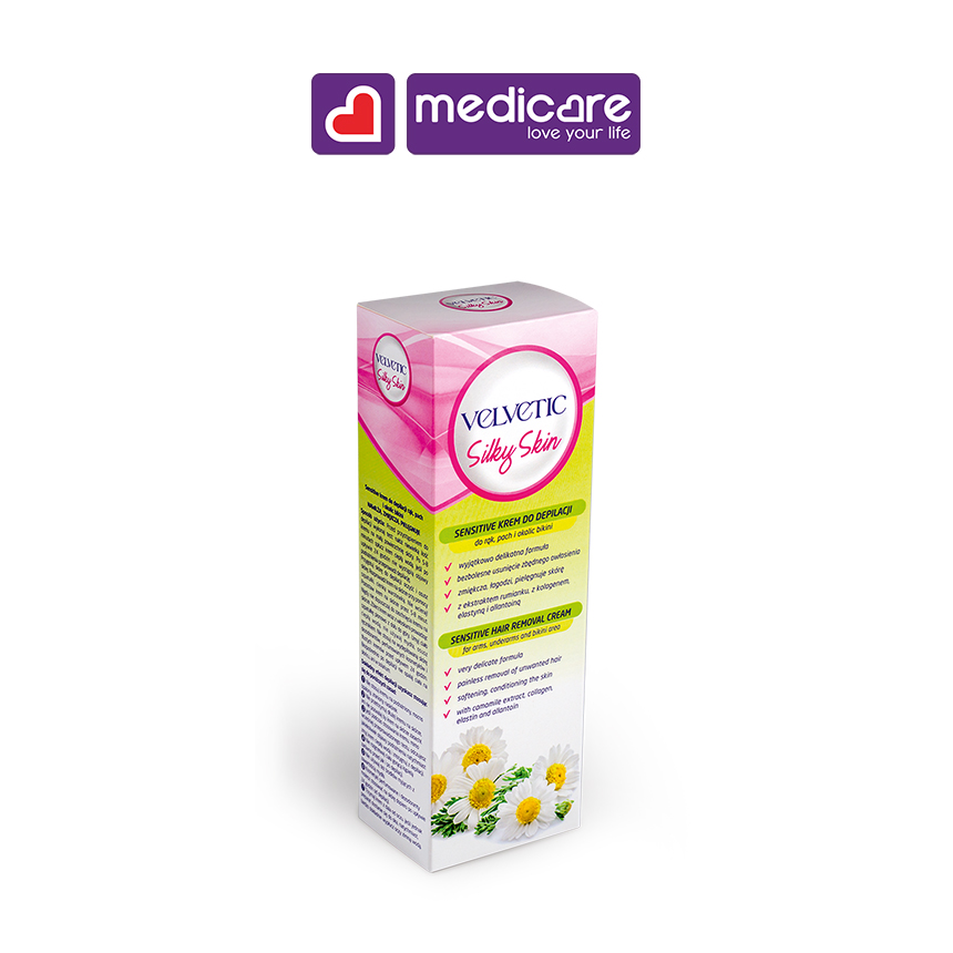 Kem tẩy lông VELVETIC da nhạy cảm 100ml