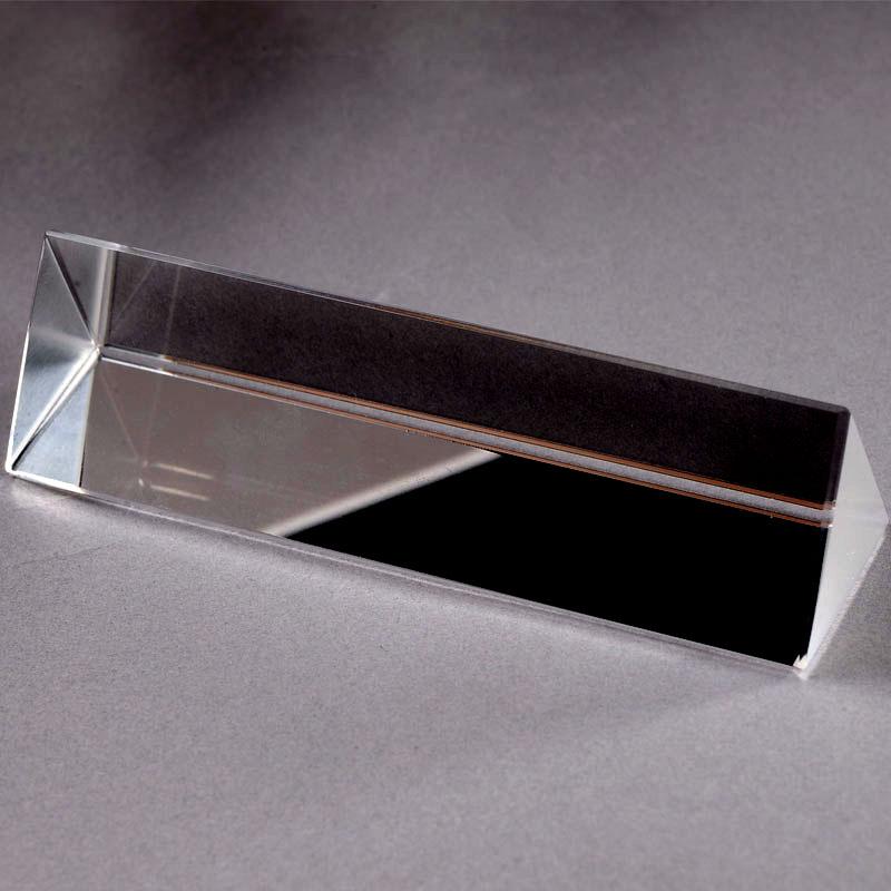 Physics Teaching Precision Optical Glass Prism 4 Inch