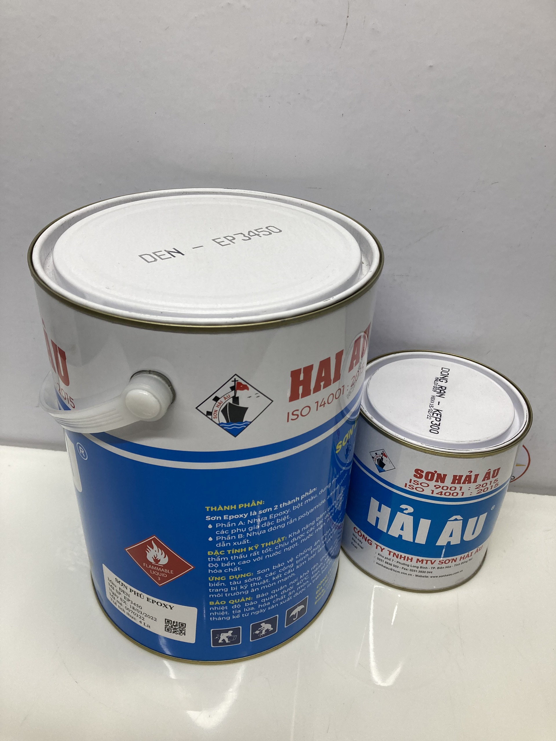 Sơn Epoxy Hải Âu nhiều màu 5L/Bộ