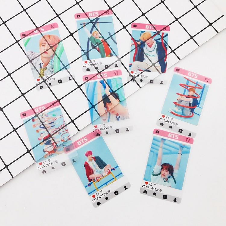 Card BTS love yourself trong - nhựa mềm
