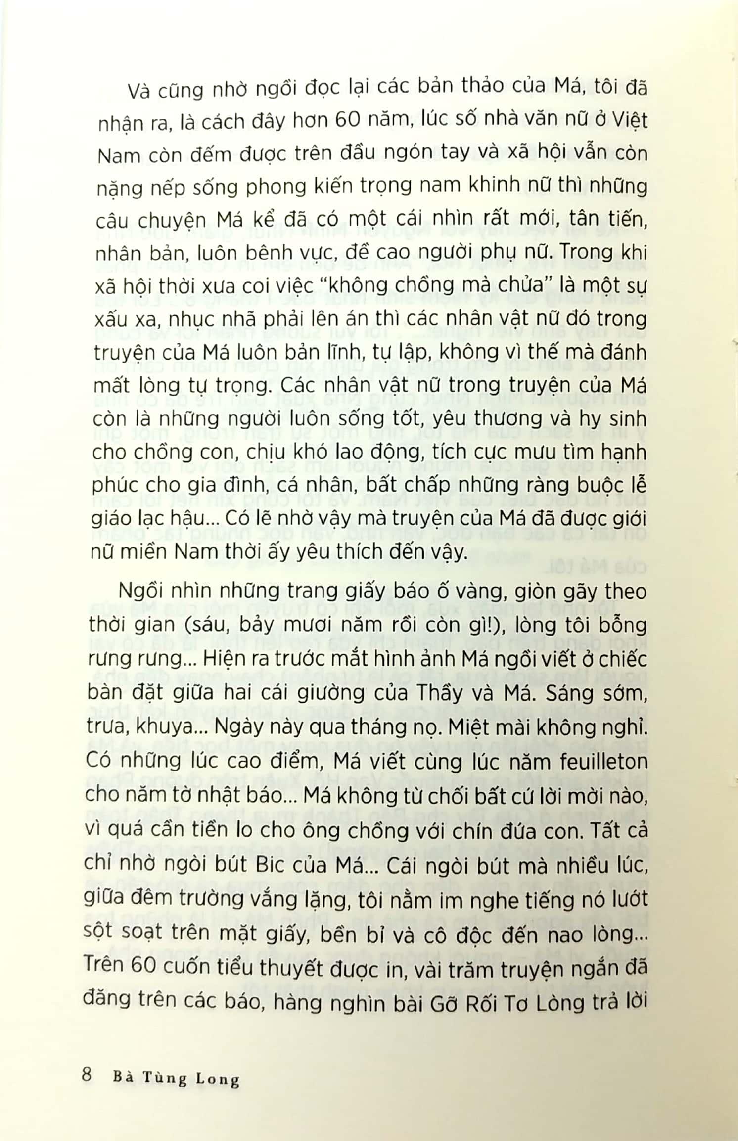 Sách Bà Tùng Long - Một Lần Lầm Lỡ