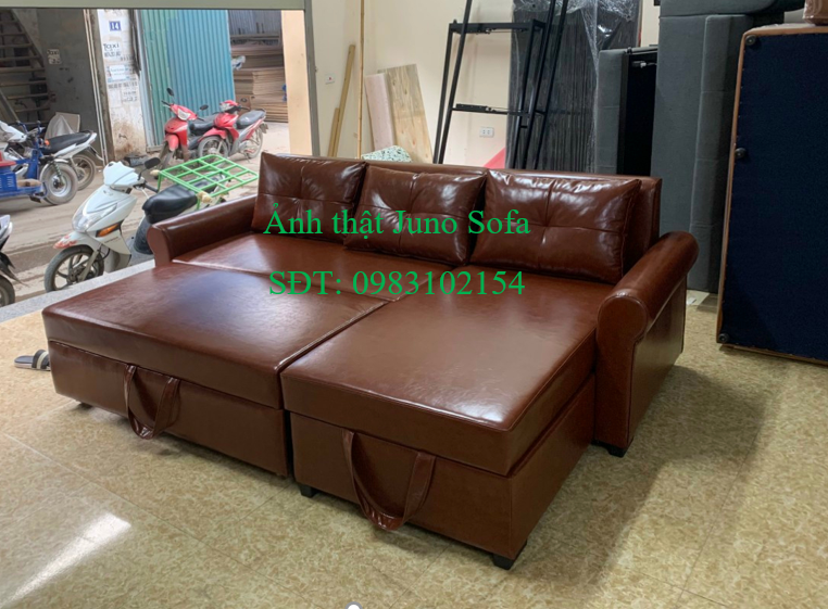 Sofa giường kéo góc L Juno Sofa Chất lượng Kích thước 250 x 150cm