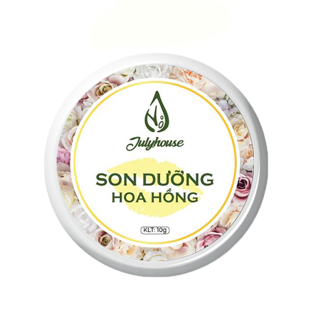 Son dưỡng môi tinh dầu Hoa Hồng 10g JULYHOUSE