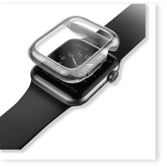 Ốp Dành Cho Apple Watch Series 4/5/6/7/SE UNIQ Garde Hybrid - Hàng Chính Hãng