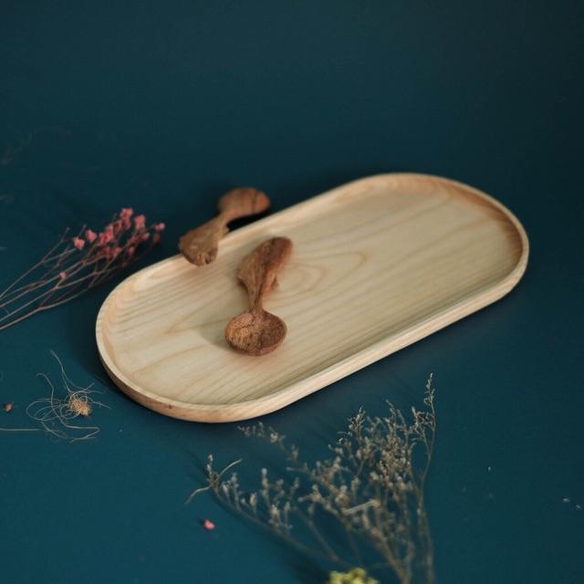 Muỗng gỗ handmade - muỗng gỗ hình cá cho bé