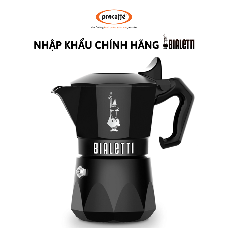 ẤM PHA CÀ PHÊ BIALETTI BRIKKA NOIR