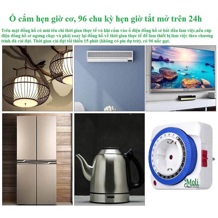 Ổ CẮM HẸN GIỜ DẠNG CƠ