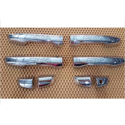 Full bộ ốp tay nắm và hõm cửa theo xe HONDA CRV 2022 mạ crom sáng bóng