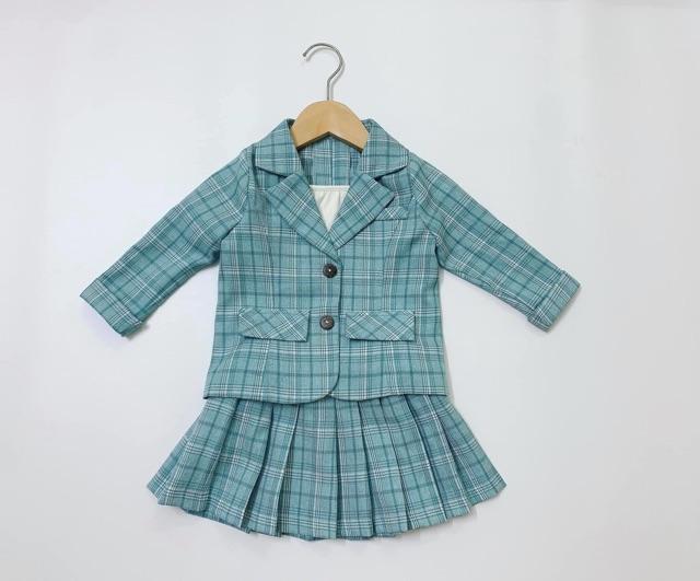 vải kẻ may vest chất dày dặn không nhăn