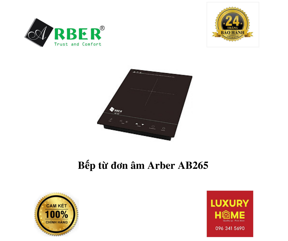 Bếp từ đơn âm Arber AB265- Hàng Chính Hãng