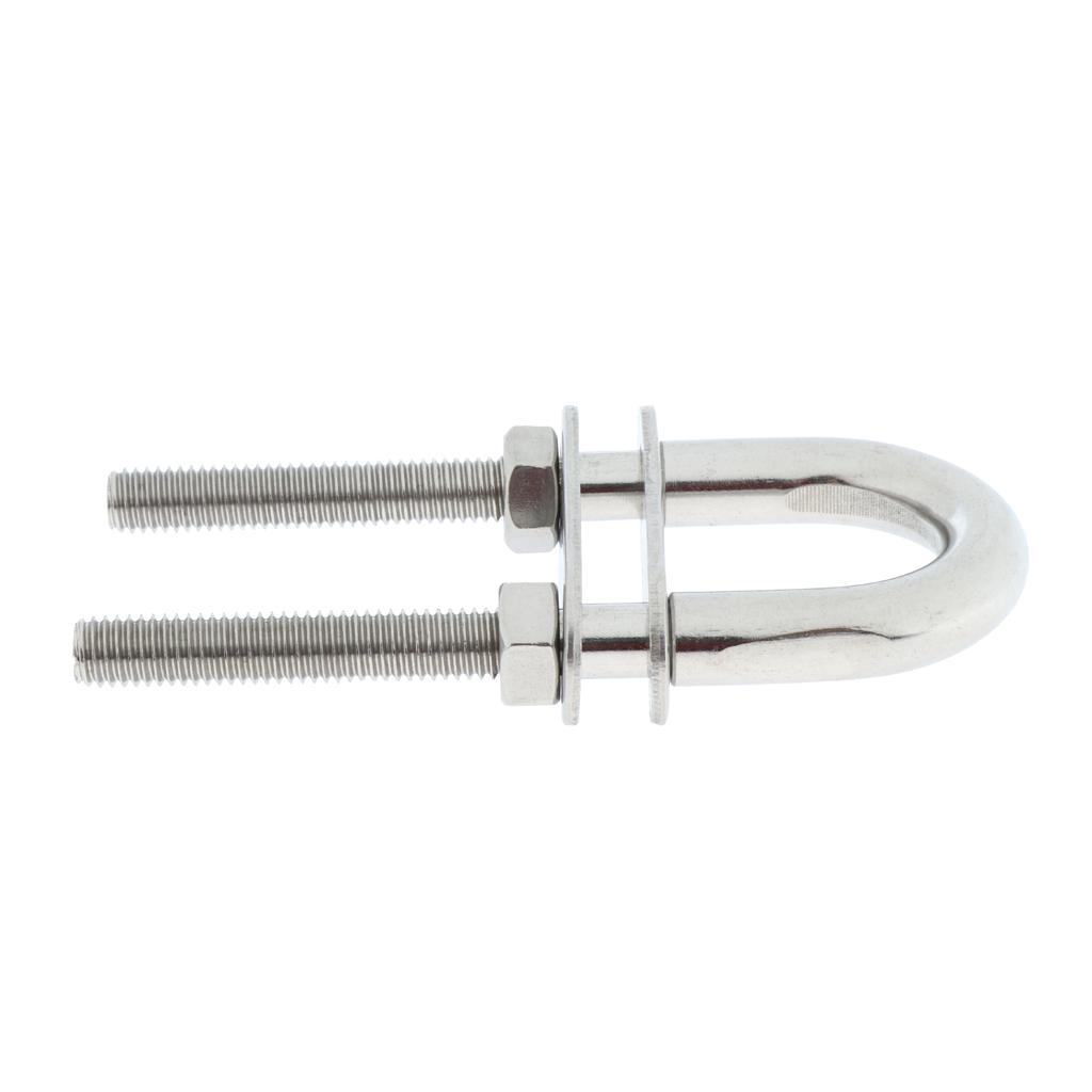 M8*100 Bow Stern Eye, U-Bolt, Boat Hardware 304 Stainless Steel Marine-Grade