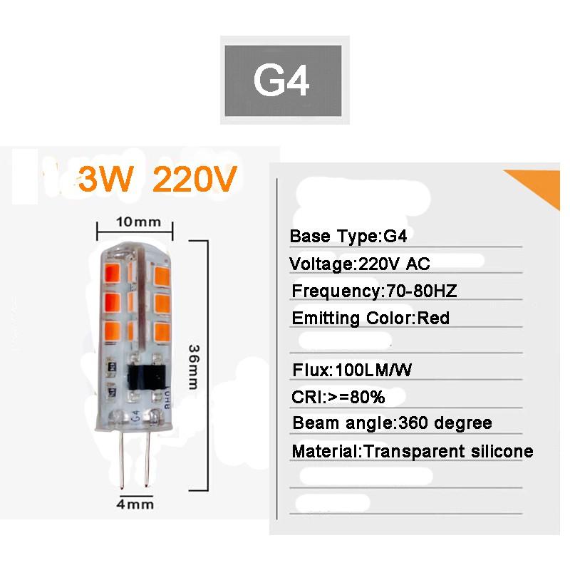Bóng Đèn Led G4 Ac 220v 3w Siêu Sáng