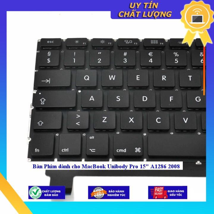 Bàn Phím dùng cho MacBook Unibody Pro 15&quot; A1286 2008 - Hàng chính hãng - CHUẨN CHÂU ÂU (UK) MIKEY2581
