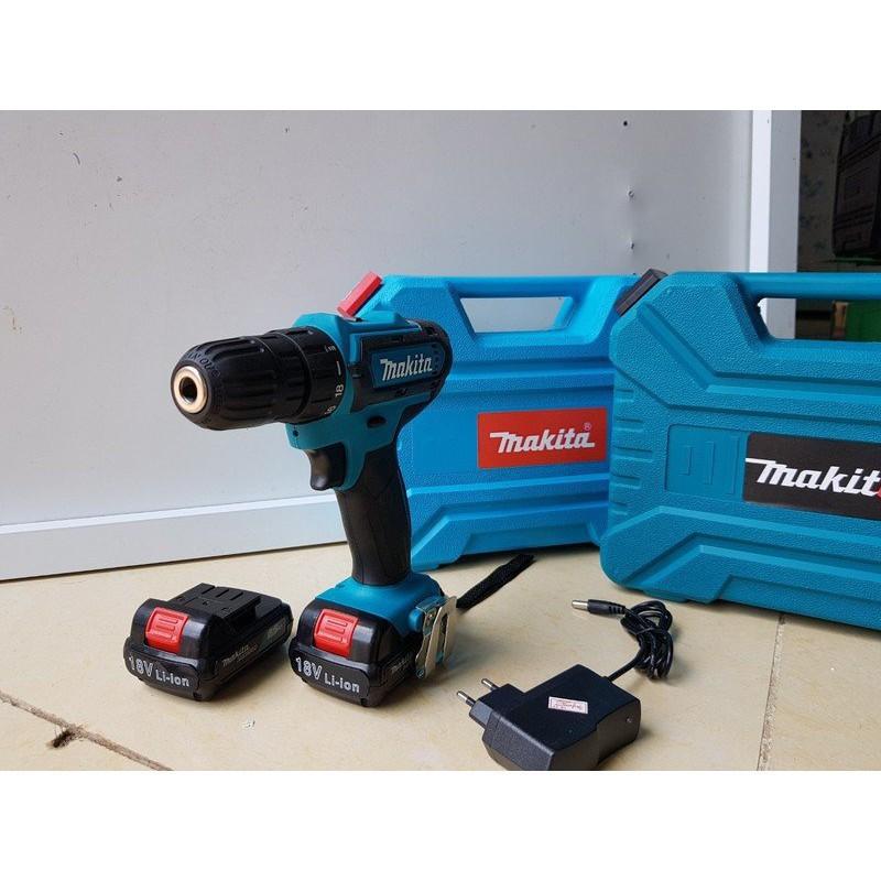 MÁY KHOAN PIN MAKITA 18V 100% Lõi Đồng