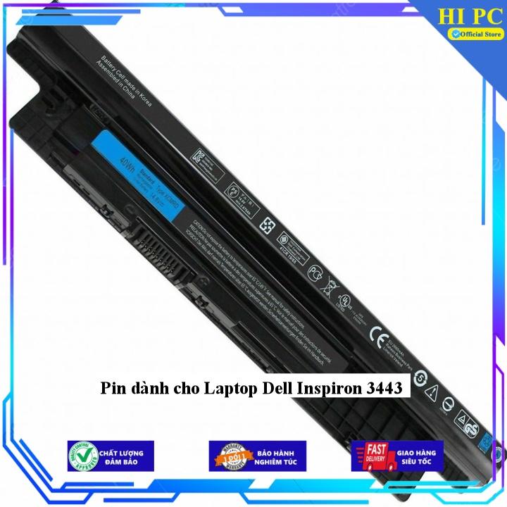 Pin dành cho Laptop Dell Inspiron 3443 - Hàng Nhập Khẩu