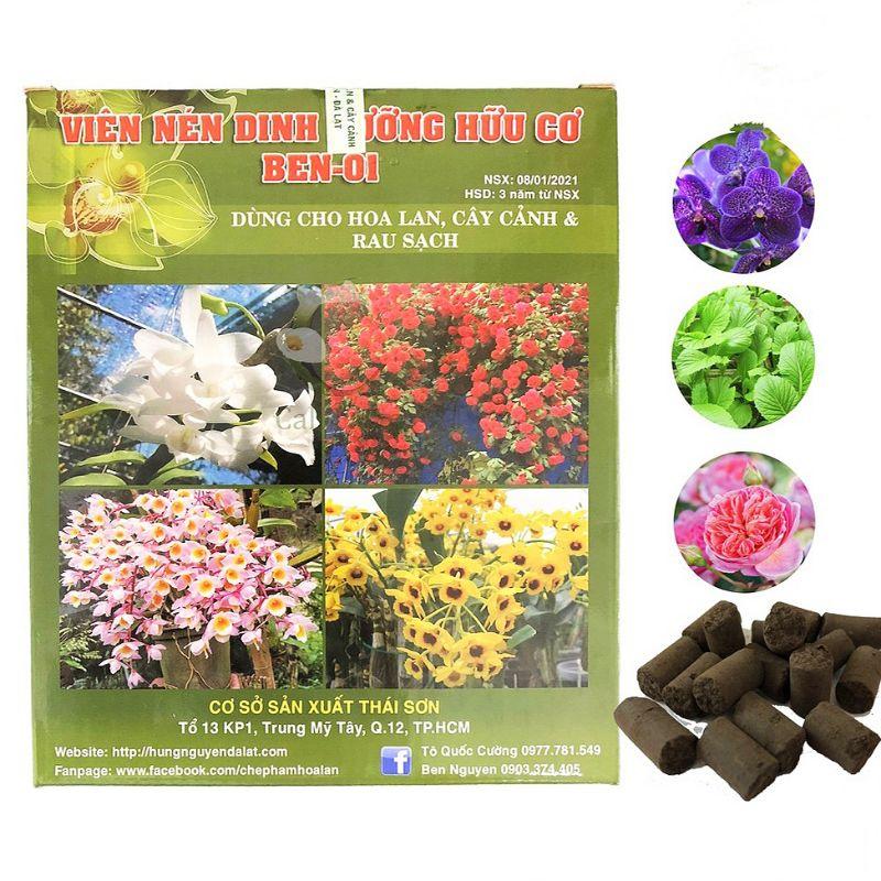Ben 01 Viên Nén Dinh Dưỡng Hữu Cơ Hùng Nguyễn, gói 1 ký