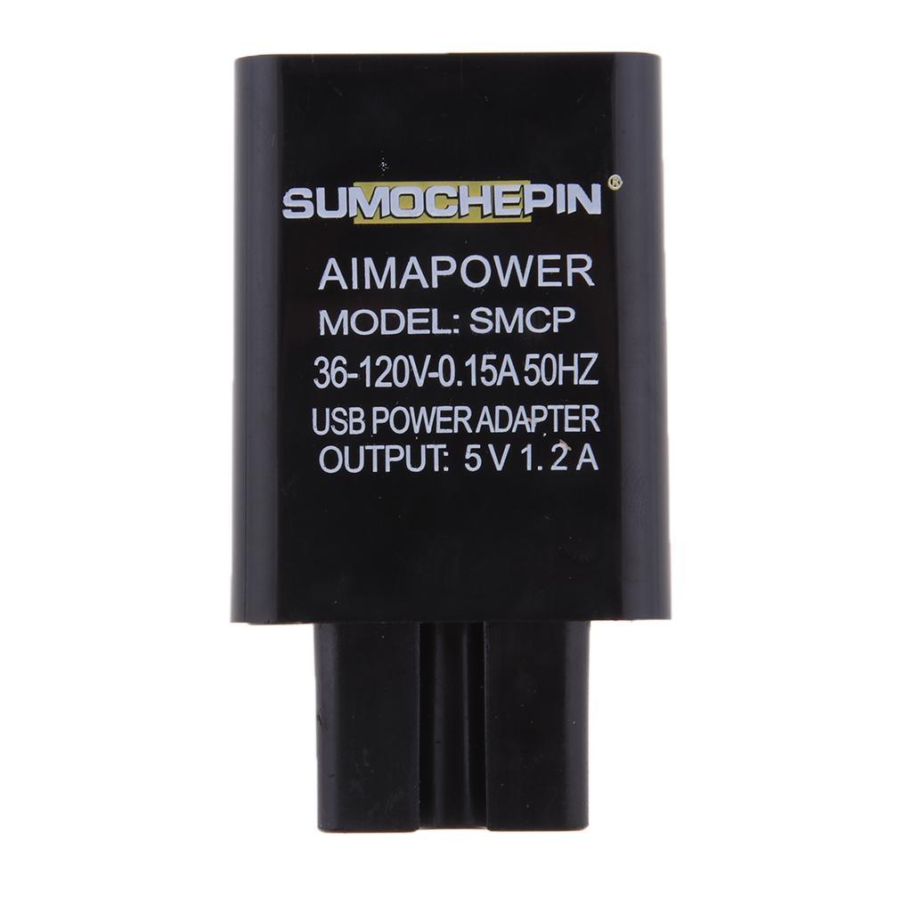 Universal Motorcycle    USB Charger Adapter Power Black