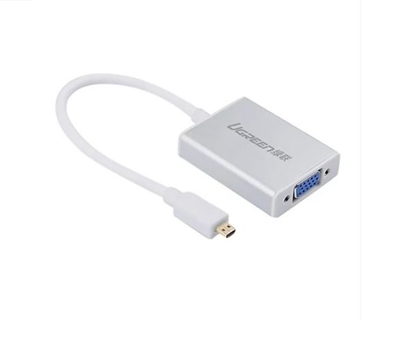 Dây Cáp Chuyển Đổi Micro HDMI Sang VGA Và Audio Ugreen 40222 - Hàng Chính Hãng