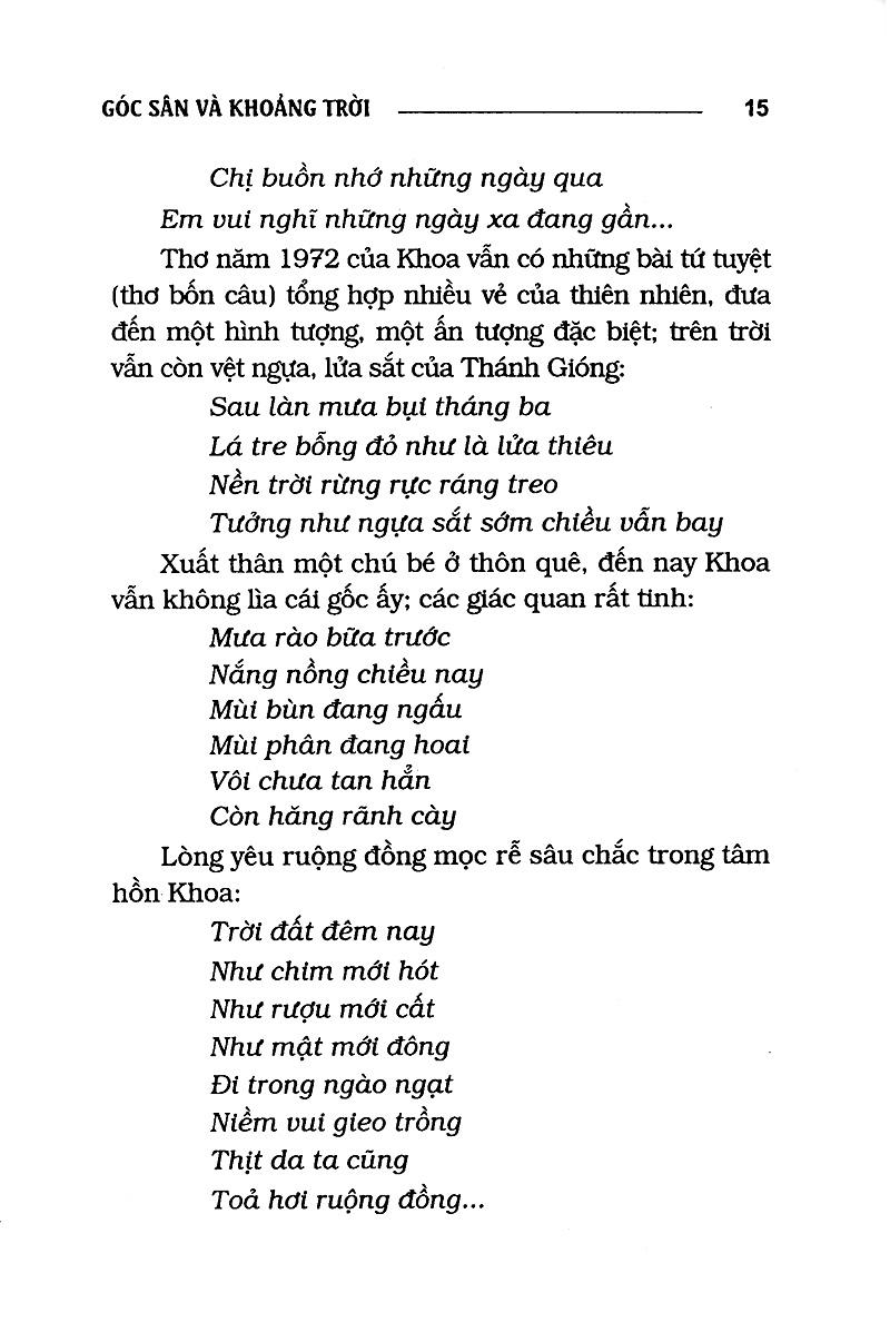Góc Sân Và Khoảng Trời (Tái Bản)
