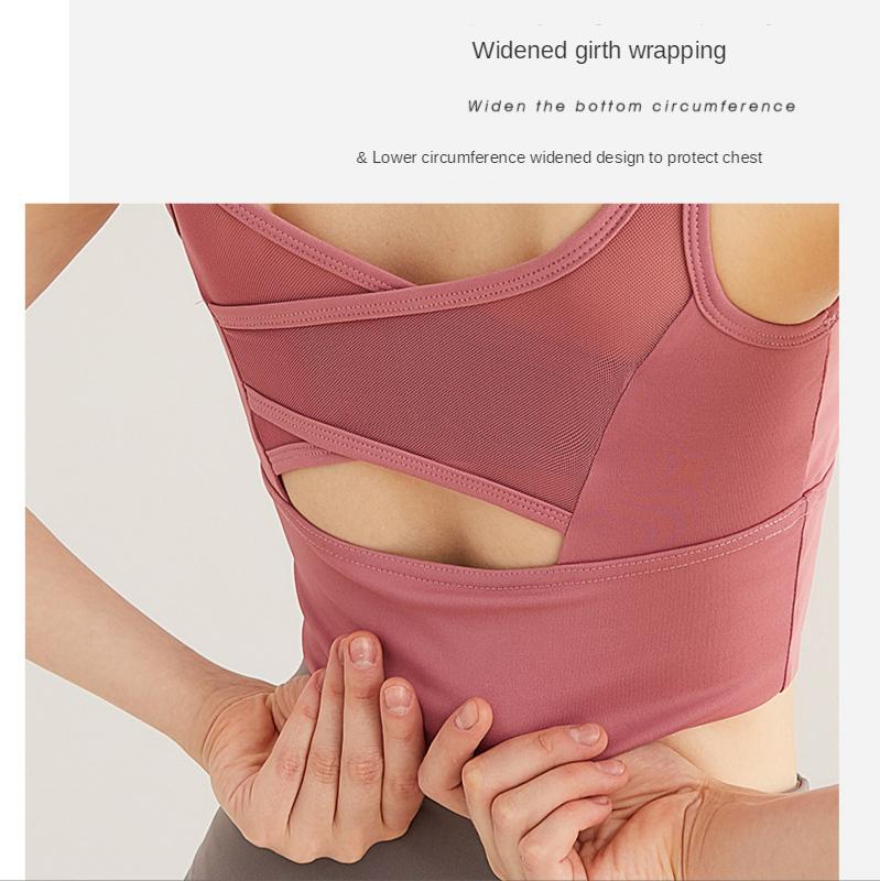 Phụ Nữ Áo Lót Thể Thao Crop Top Nữ Tập Gym Thể Hình Áo Ngực Rỗng Thoáng Khí Top Gợi Cảm Chạy Yoga Bra Thể Thao Thể Thao