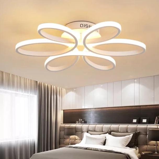 Đèn LED Mâm Ốp Trần MN035/6, Đèn trần Phòng Khách, Đèn trần buồng nghỉ - 3 cơ chế Sáng DT